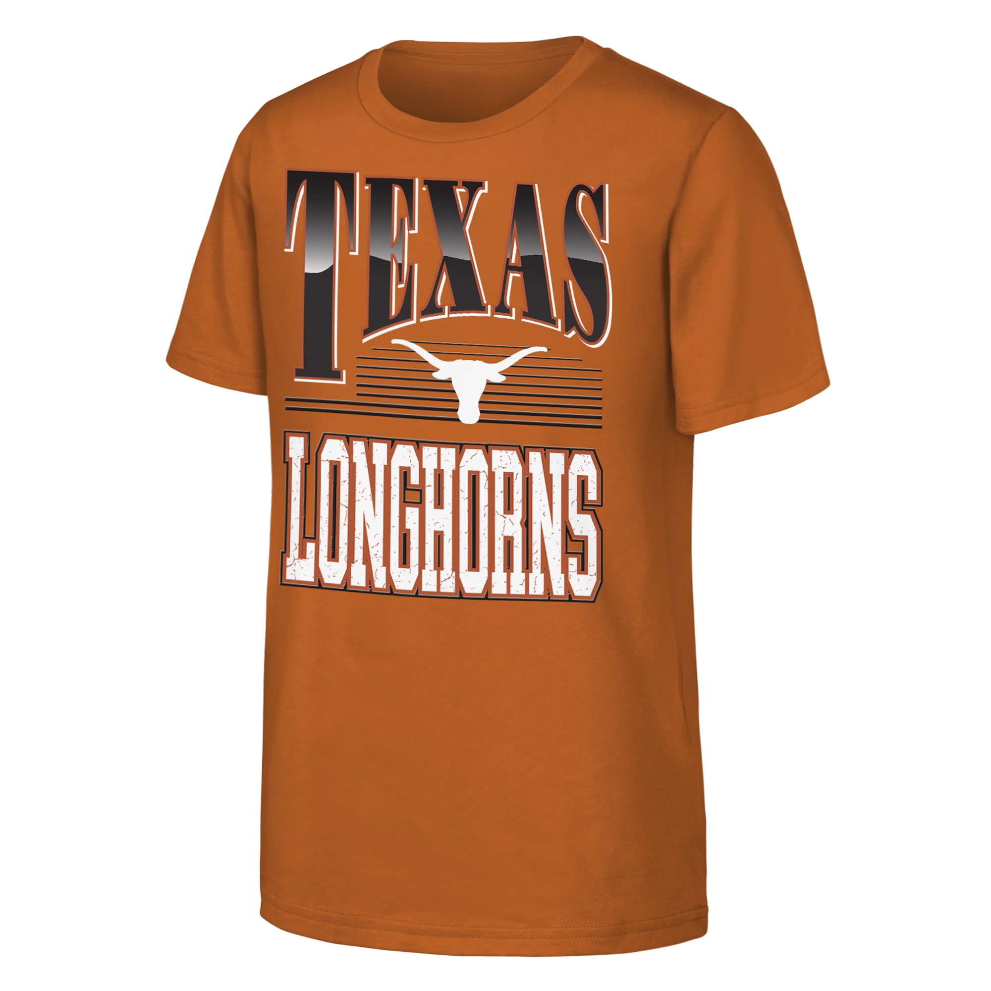 T-shirt Outerstuff Texas Orange Longhorns Chrome Header pour jeunes