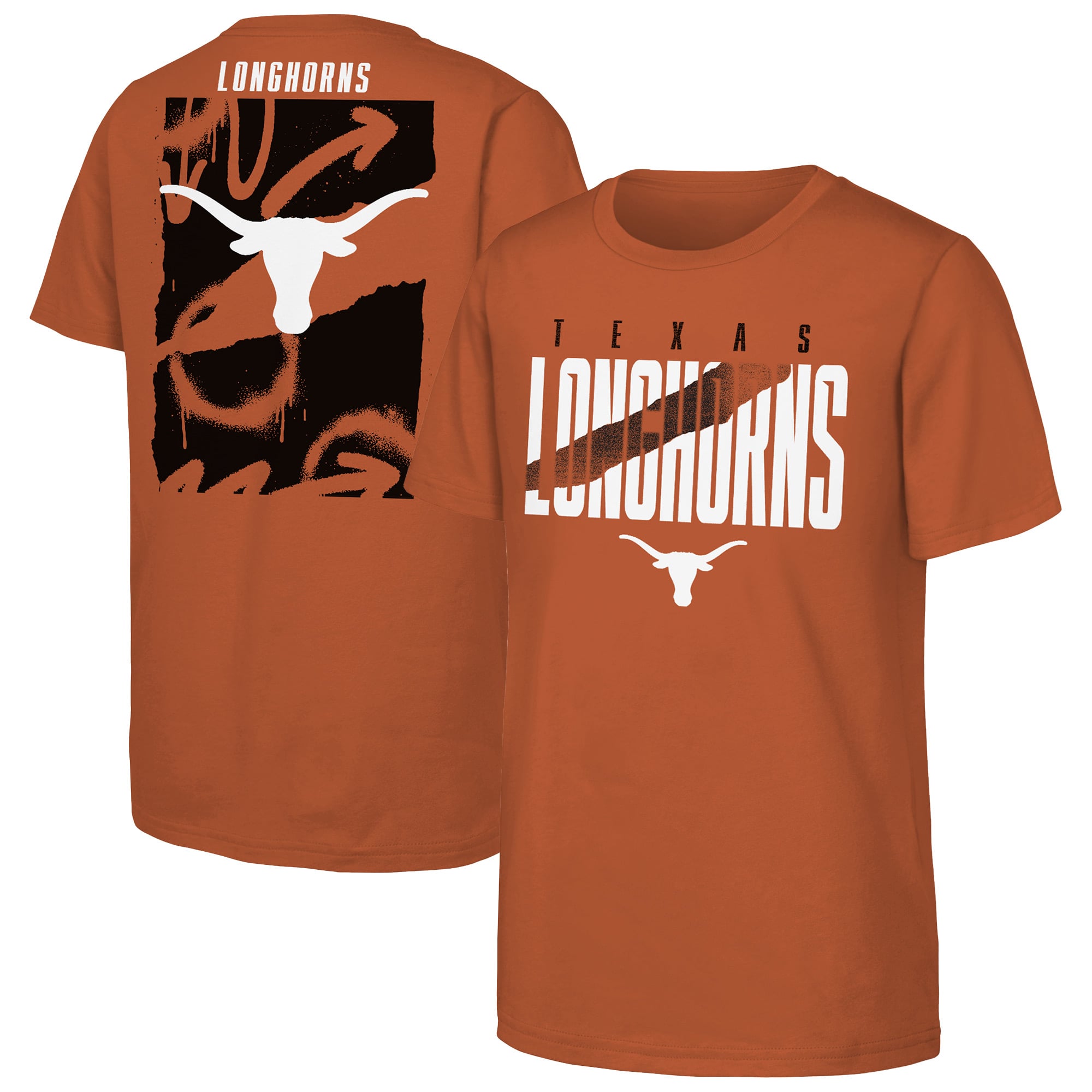 Youth Outerstuff  Texas Orange Longhorns Cut Through T-Shirt