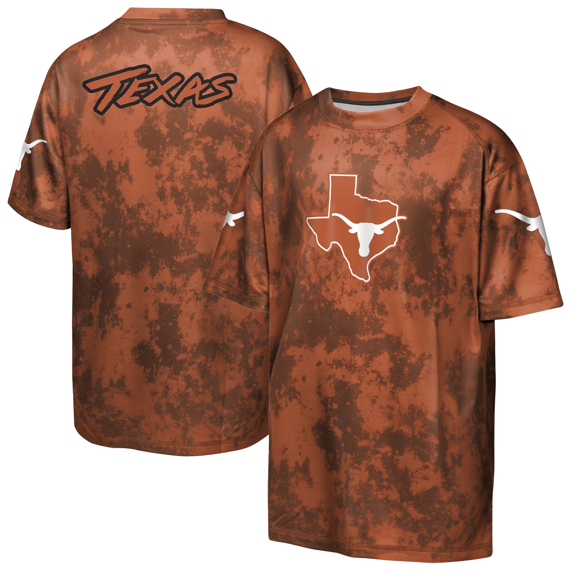 T-shirt sublimé Outerstuff Texas Orange Longhorns Off-Side pour jeunes