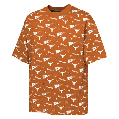 Texas Longhorns Outerstuff Youth Scramble All Over Print T-Shirt - Texas Orange
