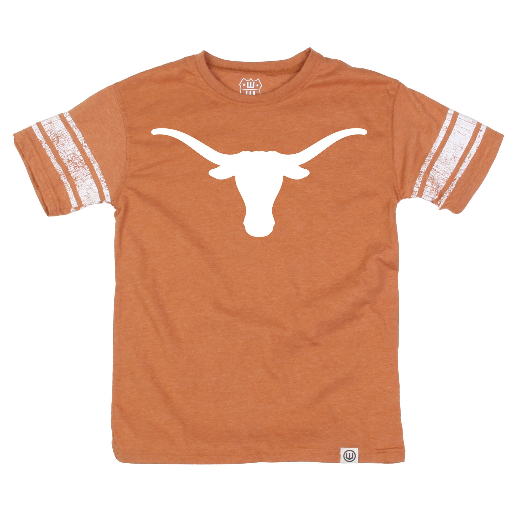Youth Wes & Willy Texas Orange Longhorns Football Jersey T-Shirt