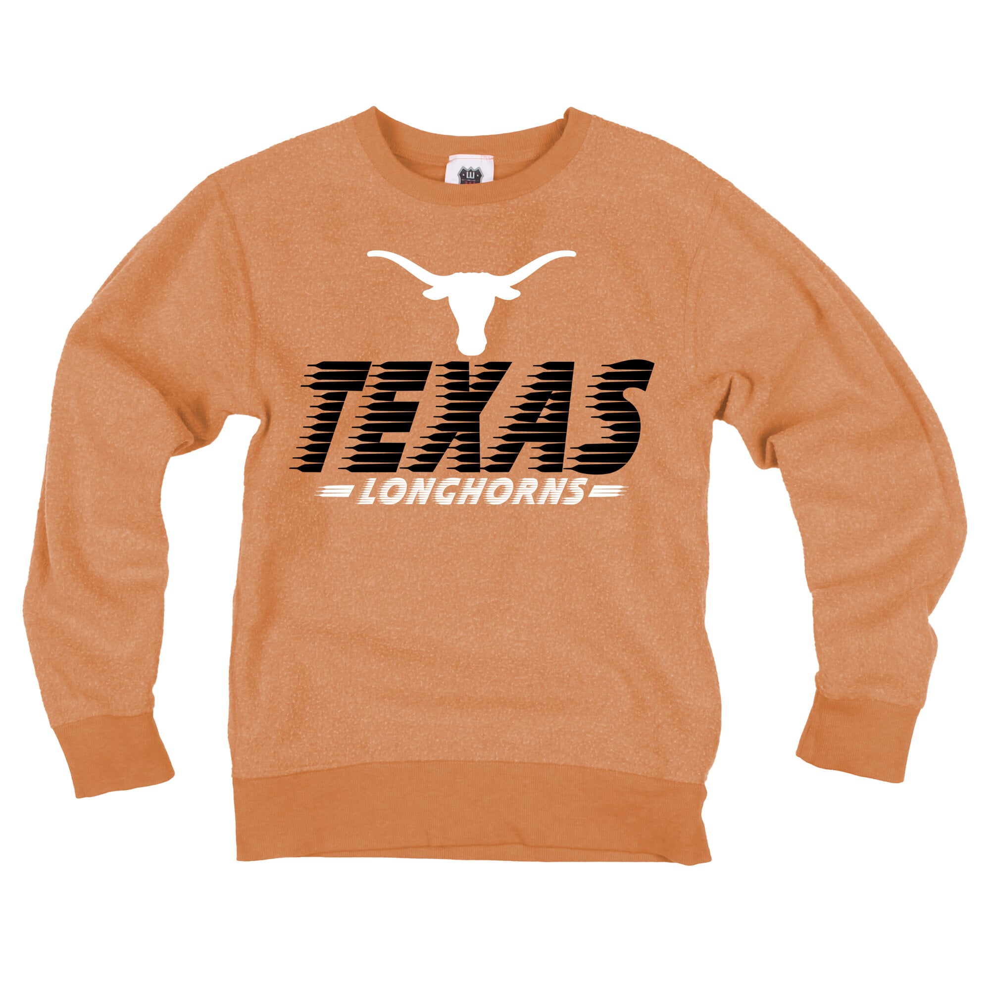 Youth Wes & Willy  Texas Orange Longhorns Reversible Sweatshirt