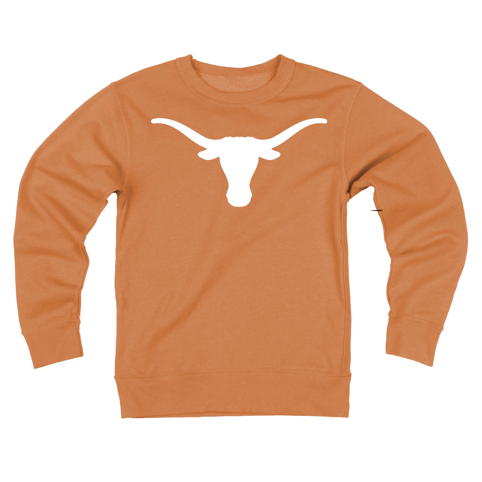 Youth Wes & Willy  Texas Orange Longhorns Reversible Sweatshirt
