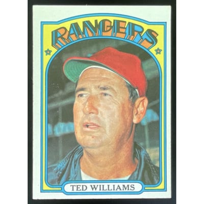 1972 Topps #510 Ted Williams