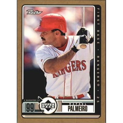 1999 Upper Deck Retro Gold #84 Rafael Palmeiro