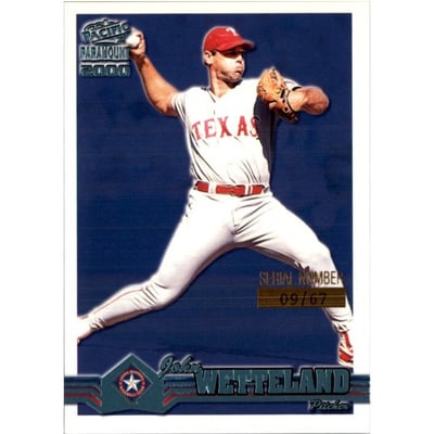 2000 Paramount Platinum Blue #240 John Wetteland