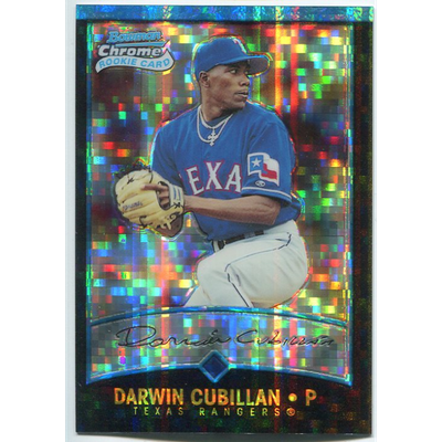 2001 Bowman Chrome X-Fractors #178 Darwin Cubillan