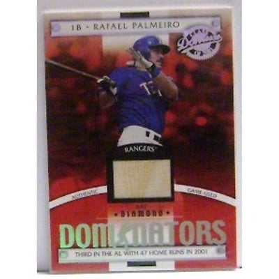2001 Donruss Class of 2001 Diamond Dominators #DM7 Rafael Palmeiro Bat/550