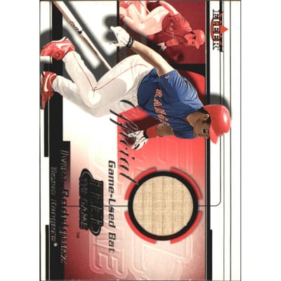 2001 Fleer Feel the Game #NNO Ivan Rodriguez