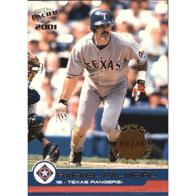 2001 Pacific Premiere Date #431 Rafael Palmeiro
