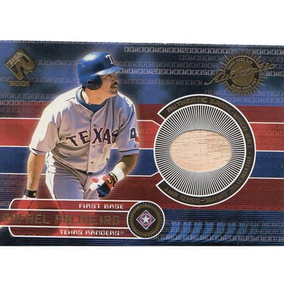 2001 Private Stock Game Gear #175 Rafael Palmeiro Bat