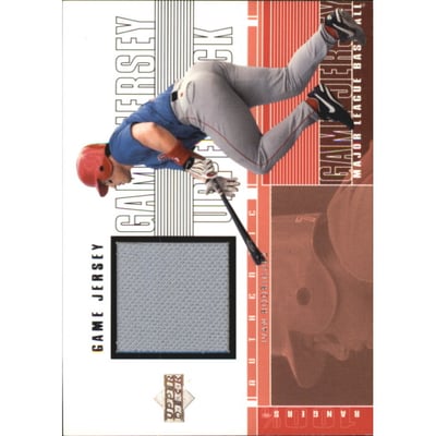 2001 Upper Deck Game Jersey #CIR Ivan Rodriguez