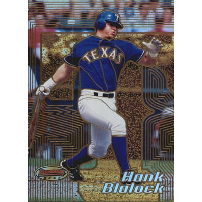 2002 Bowman's Best Gold #62 Hank Blalock