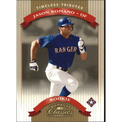 2002 Donruss Classics Timeless Tributes #143 Jason Romano ROO