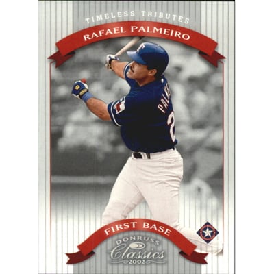 2002 Donruss Classics Timeless Tributes #47 Rafael Palmeiro