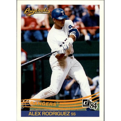 2002 Donruss Originals Aqueous #139 Alex Rodriguez 84