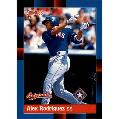 2002 Donruss Originals Aqueous #371 Alex Rodriguez 88