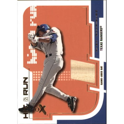 2002 E-X Hit and Run Game Bat #14 Alex Rodriguez