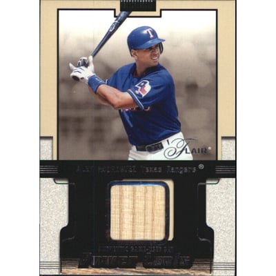 2002 Flair Power Tools Bats #18 Alex Rodriguez