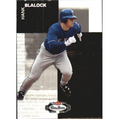 2002 Fleer Box Score First Edition #149 Hank Blalock RP