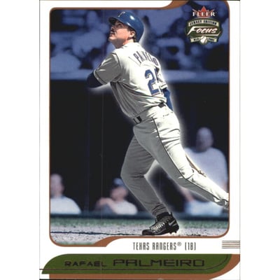 2002 Fleer Focus JE Century Parallel #109 Rafael Palmeiro/125