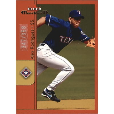 2002 Fleer Maximum To the Max #2 Alex Rodriguez/358