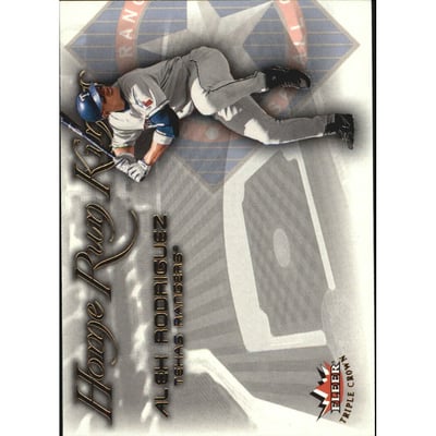 2002 Fleer Triple Crown Home Run Kings #7 Alex Rodriguez