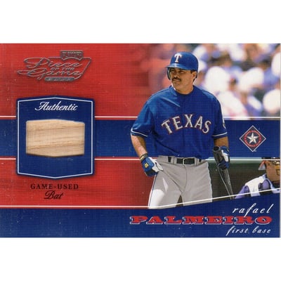 2002 Playoff Piece of the Game Materials #67A Rafael Palmeiro Bat