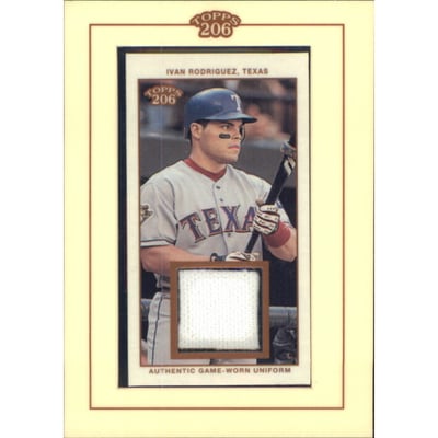 2002 Topps 206 Relics #IR1 Ivan Rodriguez Jsy A1
