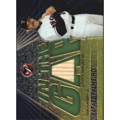2002 Topps Pristine In the Gap #RP Rafael Palmeiro Bat A