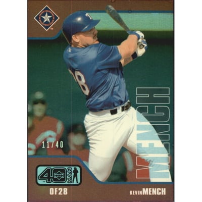 2002 Upper Deck 40-Man Electric Rainbow #240 Kevin Mench
