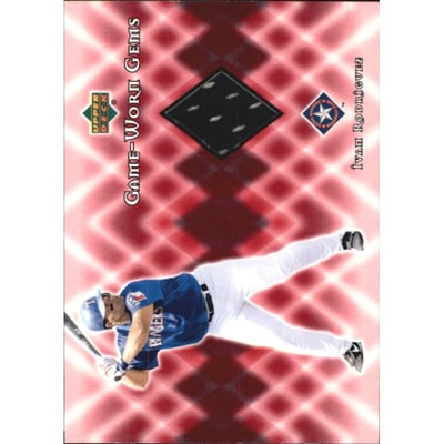 2002 Upper Deck Game Worn Gems #GIR Ivan Rodriguez