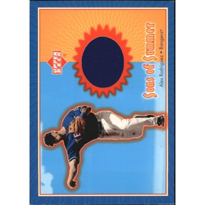 2002 Upper Deck Sons of Summer Game Jersey #SSAR Alex Rodriguez