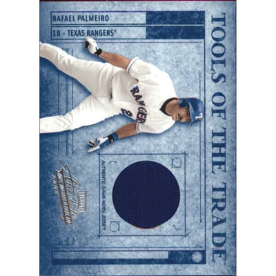 2003 Absolute Memorabilia Tools of the Trade Materials #TT22 Rafael Palmeiro Jsy/250