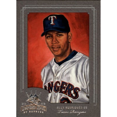 2003 Diamond Kings Silver Foil #64 Alex Rodriguez
