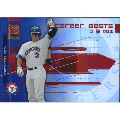 2003 Donruss Elite Career Bests #25 Alex Rodriguez RBI/142