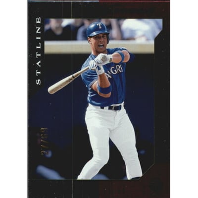 2003 Donruss Team Heroes Stat Line #518 Mark Teixeira/69