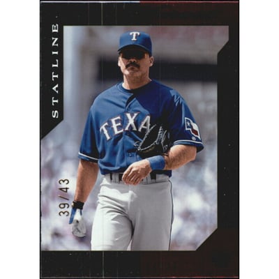 2003 Donruss Team Heroes Stat Line #520 Rafael Palmeiro/43