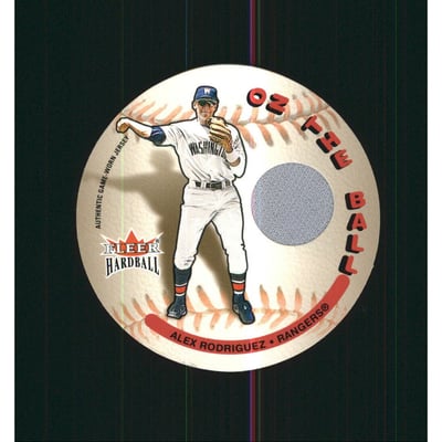 2003 Fleer Hardball On the Ball Game Used #AR Alex Rodriguez Jsy