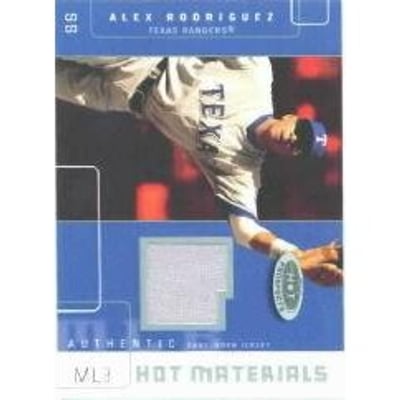 2003 Hot Prospects MLB Hot Materials #AR Alex Rodriguez Jsy