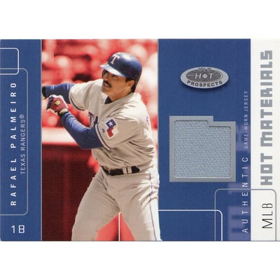 2003 Hot Prospects MLB Hot Materials #RP Rafael Palmeiro Jsy