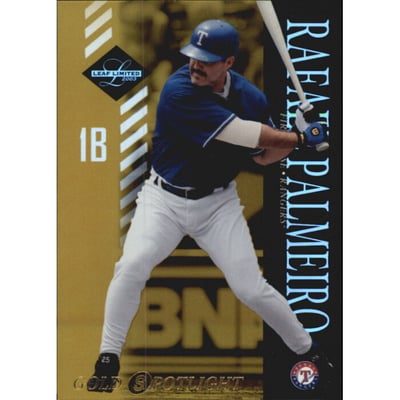 2003 Leaf Limited Gold Spotlight #55 R.Palmeiro Rgr A