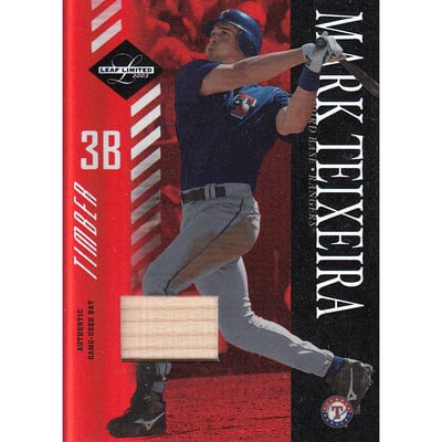 2003 Leaf Limited Timber #47 Mark Teixeira A