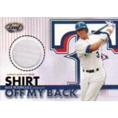 2003 Leaf Shirt Off My Back #15 Alex Rodriguez