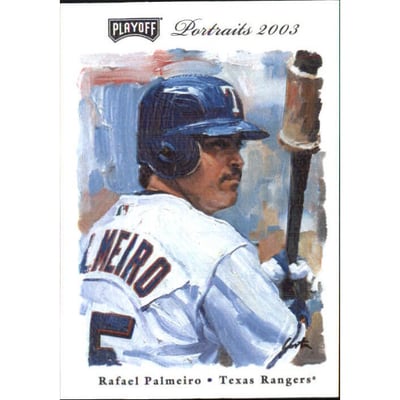 2003 Playoff Portraits Beckett Samples #51 Rafael Palmeiro