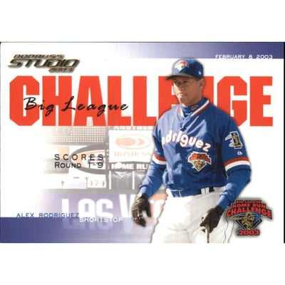 2003 Studio Big League Challenge Proofs #BLC46 Alex Rodriguez 03