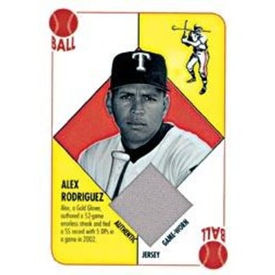 2003 Topps Chrome Red Backs Relics #AR Alex Rodriguez Jsy