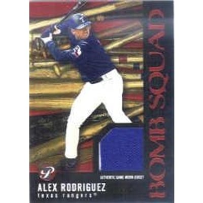 2003 Topps Pristine Bomb Squad Relics #AR2 Alex Rodriguez Jsy A