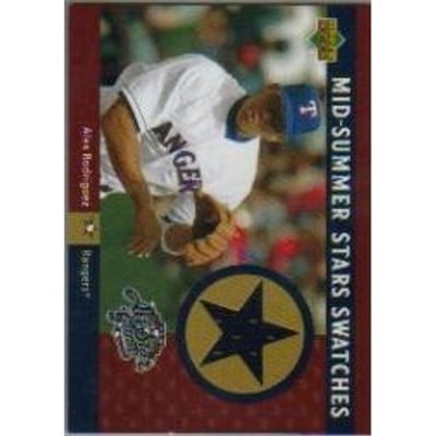 2003 Upper Deck Mid-Summer Stars Swatches #AR Alex Rodriguez