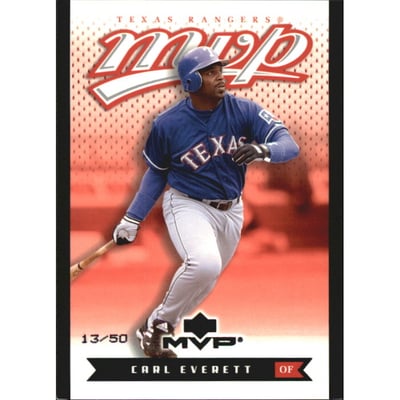 2003 Upper Deck MVP Black #204 Carl Everett